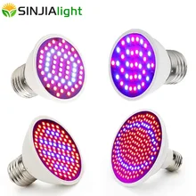 Светодиодный светильник для выращивания растений 3 Вт 6 Вт 10 Вт 20 Вт SMD3528 Светодиодный светильник для выращивания цветов Семена сада коробка для выращивания E27