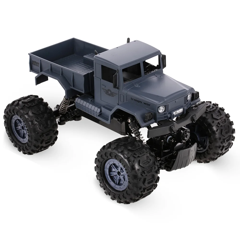 ZEGAN ZG-C1231WS 1/12 2,4G 4WD внедорожник RTR RC военный автомобиль электрический снег Рок Гусеничный для детей - Цвет: 1Snow Rock Crawler