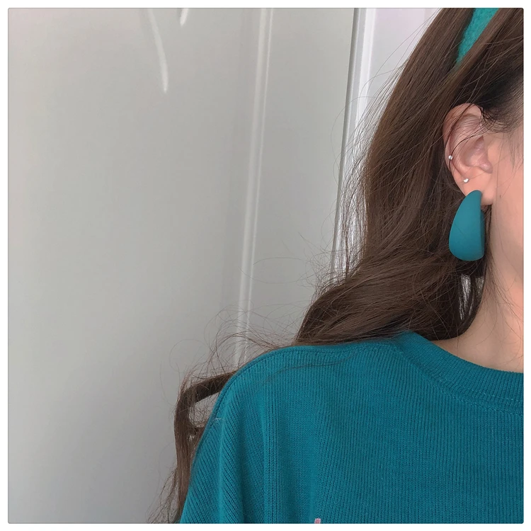 WYBU Super Beautiful Lake Blue Earrings Ins Popular Earrings for Women 2021 New Design Ear Drop Jewelry