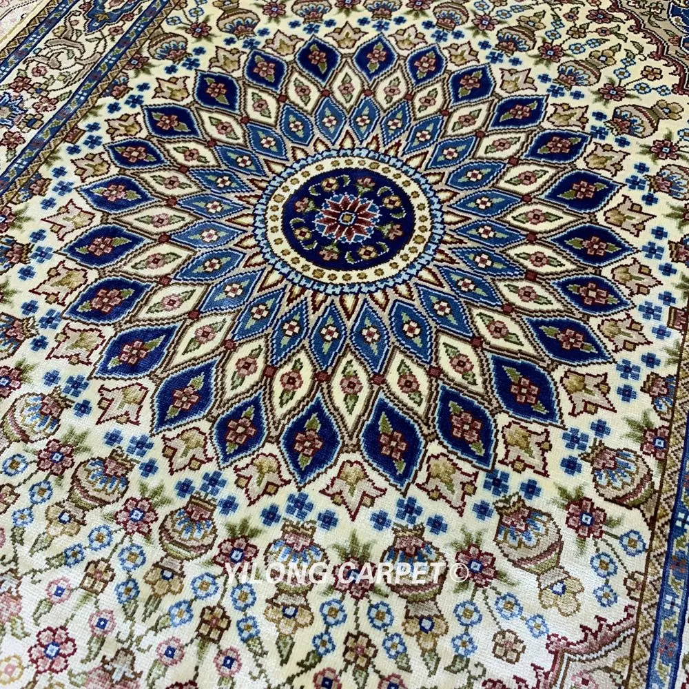 Yilong 2'x3' Hereke шелковый ковер ручной работы Изысканные турецкие ковры(ZQG358A