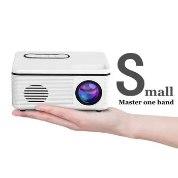 

Portable Mini LED Projector S361 320x240 Pixels 600Lumens Projector Home Media Player Built-in Speaker In stock