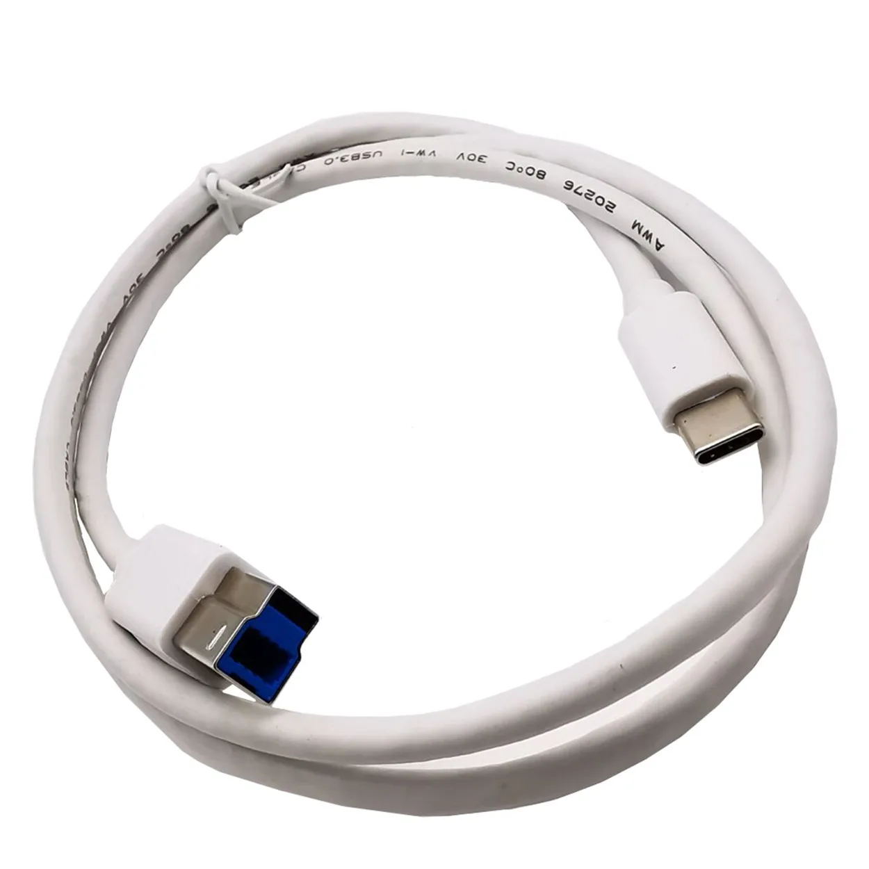 USB 3,1 type C до 3,0 BM USB 2,0 B Мужской кабель интерфейс передачи данных разъем для Macbook ноутбука принтер жесткий диск сканер - Цвет: Белый