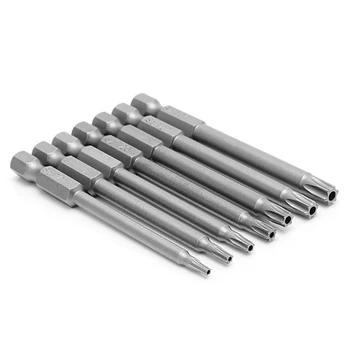 

7pcs Magnetic Screwdriver Bits Alloy Steel Torx Hex Shank Hand Tools Equipment
