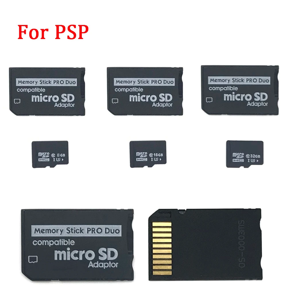 Memory Stick PRO Duo adapter for Sony & PSP Memory Card Adapter for Micro SD  To MS Pro Duo Adaptor with 8G 16G 32G TF Card|Replacement Parts &  Accessories| - AliExpress