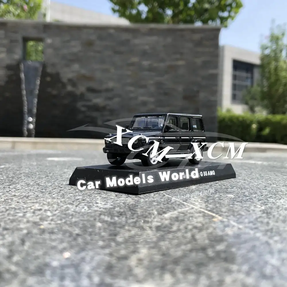 Литая под давлением модель автомобиля для Kyosho G 55 AMG 1: 64(черный)+ маленький подарок