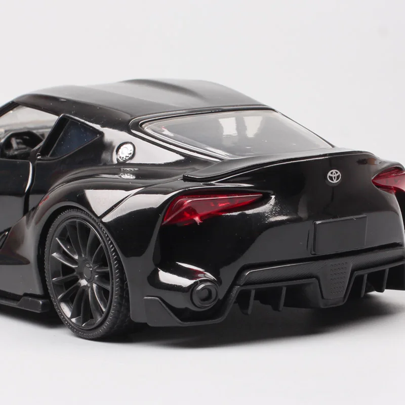 Роскошная большая 1:24 в масштабе Jada Toyota FT-1, игрушечная Металлическая Автомобильная гибридная спортивная модель автомобиля для мальчиков