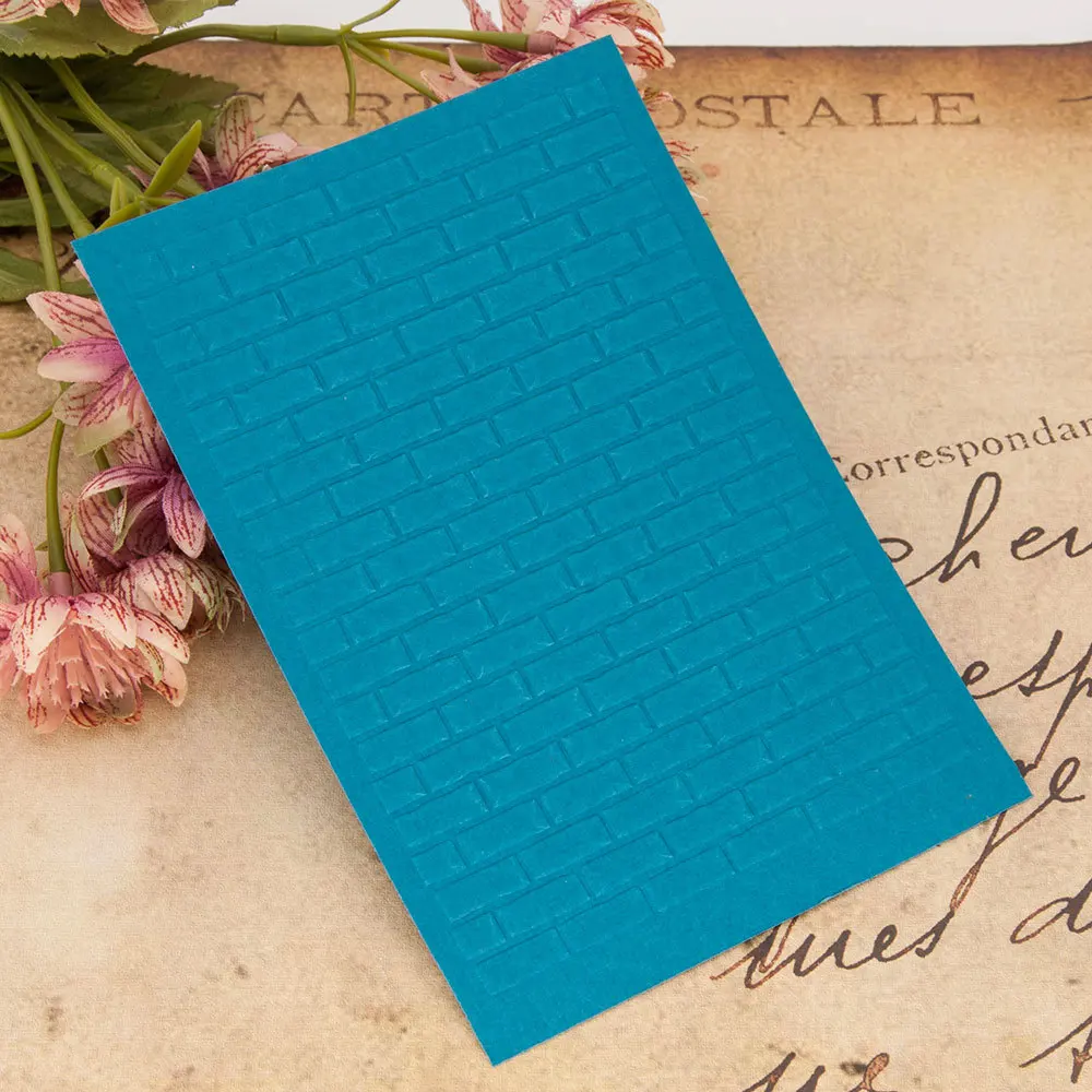 Cartella Per Goffratura In Plastica Trasparente Con Motivi Scritti A Mano - Per Scrapbooking, Biglietti, Inviti E Fai Da Te