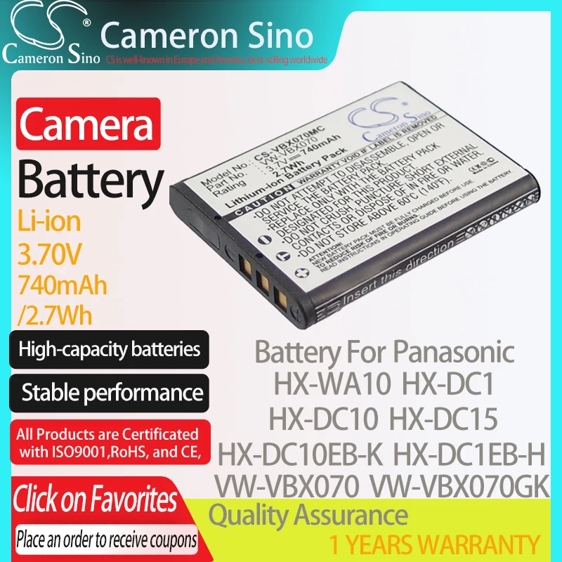 Home Garden Camera Batteries Southamptonacademy Org Hx Dc1 Hx Dc10 740mah Replacement For Panasonic Hm Ta2 Vw Vbx070gk Vw Vbx070 W P N Vw Vbx070 Hx Dc10eb K Hx Dc10ef K Battery