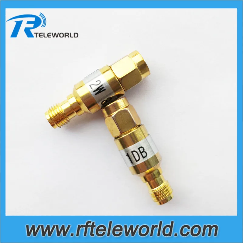 6 ГГц 1 дБ, 2 дБ, 3 дБ. 5 дБ 6 дБ. 10 дБ. 15 дБ. 20 дБ. 30 дБ 50 Ом 2 Вт SMA Фиксированный аттенюатор коаксиальный аттенюатор