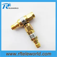 6 ГГц 1 дБ, 2 дБ, 3 дБ. 5 дБ 6 дБ. 10 дБ. 15 дБ. 20 дБ. 30 дБ 50 Ом 2 Вт SMA Фиксированный аттенюатор коаксиальный аттенюатор