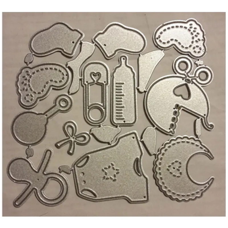 Die-Mold Punch Stencils-Dies Blade Paper-Craft Decoration Scrapbook Baby-Supplies-Set