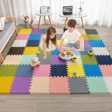 Alfombra de goma EVA para gatear para bebé, juguetes educativos para niños, Alfombra de juego de suelo suave con cadena, ladrillo de Fitness, gimnasio, 1,2 cm, novedad de 2021