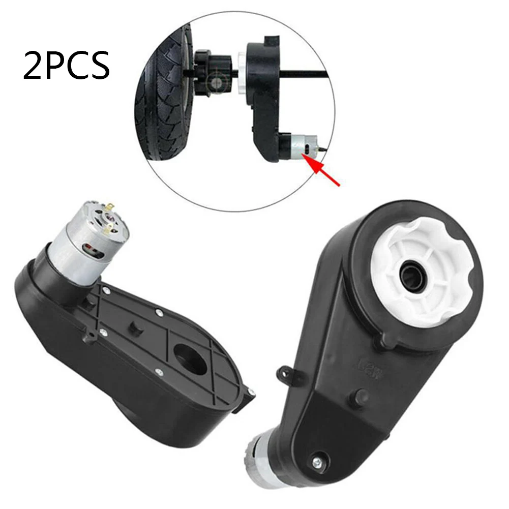 2PCS Electric Gearbox For Children Replacement Motor Gearbox RS550 Replacement 12V For Kids Car Toy Elexctric Gearbox Quality