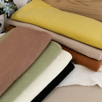 

thin cloth Viscose Wool Knitted fabric Spandex jersey fabric for serwing Base T-shirt 50*150cm/piece KF303249