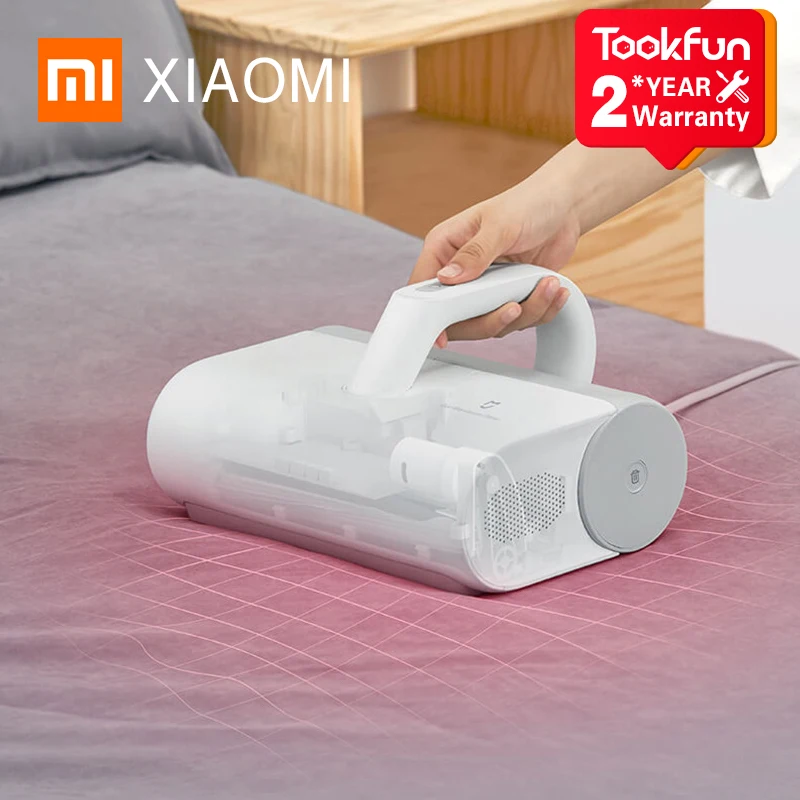 XIAOMI-cepillo eliminador de ácaros MIJIA, para cama de casa, colcha, esterilización UV, desinfección, aspiradora, succión ciclónica de 2021 PA, novedad de 12000