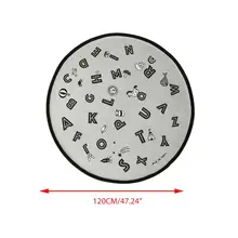 Дети младенцы 26 букв круглый ползающий коврик игровой коврик Детская комната детская коляска украшение одеяло
