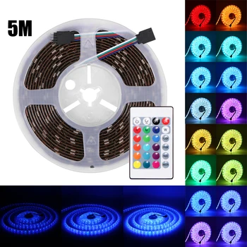 

5050SMD LED Strip Lamp Flexible LED Light Tape Ribbon RGB+24K Desktop Screen Backlight Bias Lighting Decoration