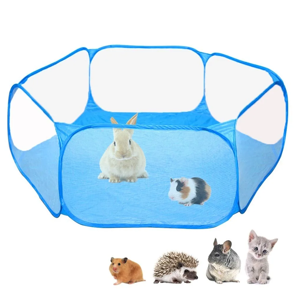Клетка для кошек складной манеж домашних животных кролика котенка упражнений
