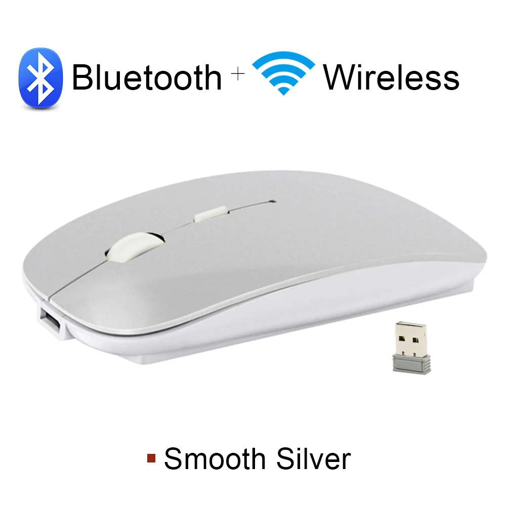 speakers for laptop computer Wireless Mouse Bluetooth Rechargeable Mouse Wireless Computer Silent Mause Ergonomic Mini Mouse USB Optical Mice For PC laptop 14 laptop case Laptop Accessories