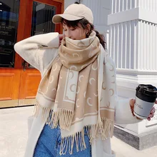 Новое поступление кашемировые женские зимние шарфы толстый теплый шерстяной платок шаль Бандана пончо Пашмина хиджаб платок Femme