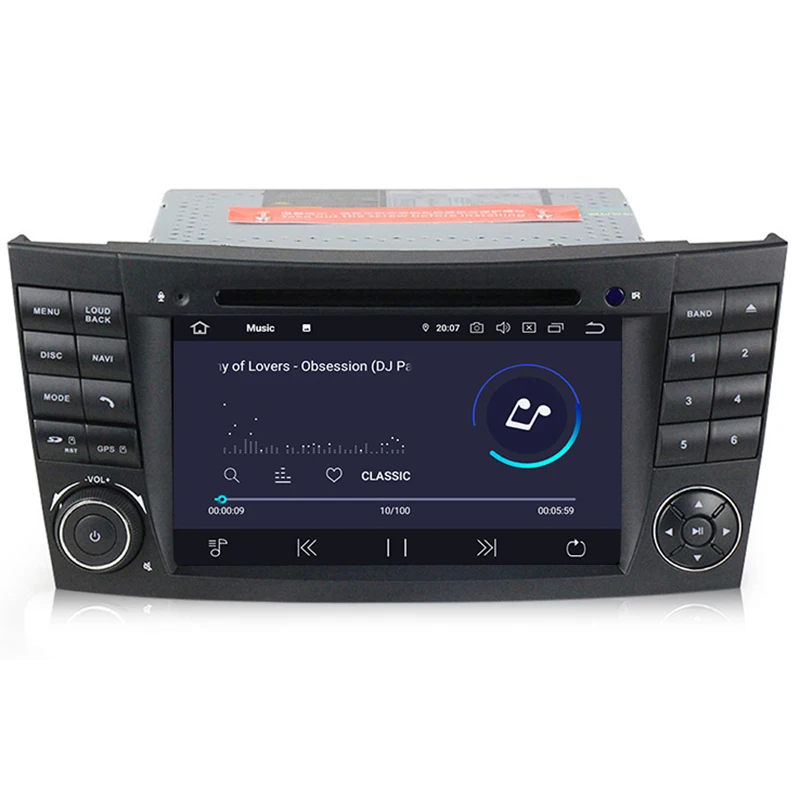 Perfect DSP IPS 4G 64G Android 9.0 2 Din Car DVD Player for Mercedes Benz E-Class W211 E200 E220 E300 E350 E240 E270 E280 CLS CLASS W219 2