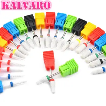 

1Pc Ceramic Milling Burr Nail Art Cutter Polishing Buffer File Electric Machine Drill Bit Nailart Accessories Opt 23 Styles