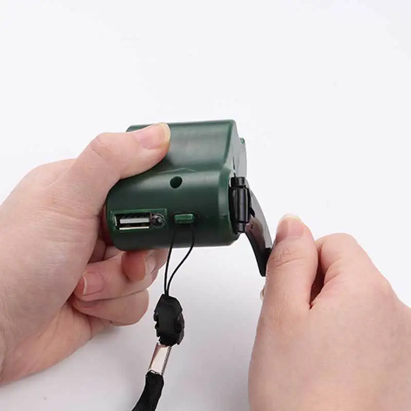 Открытый Ручной USB телефон аварийное зарядное устройство ручной аварийный USB светильник генератор питания зарядное устройство для кемпинга выживания EDC инструмент