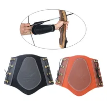 Bras en cuir de vache, attelle de poignet, protection pour tir à l'arc de chasse