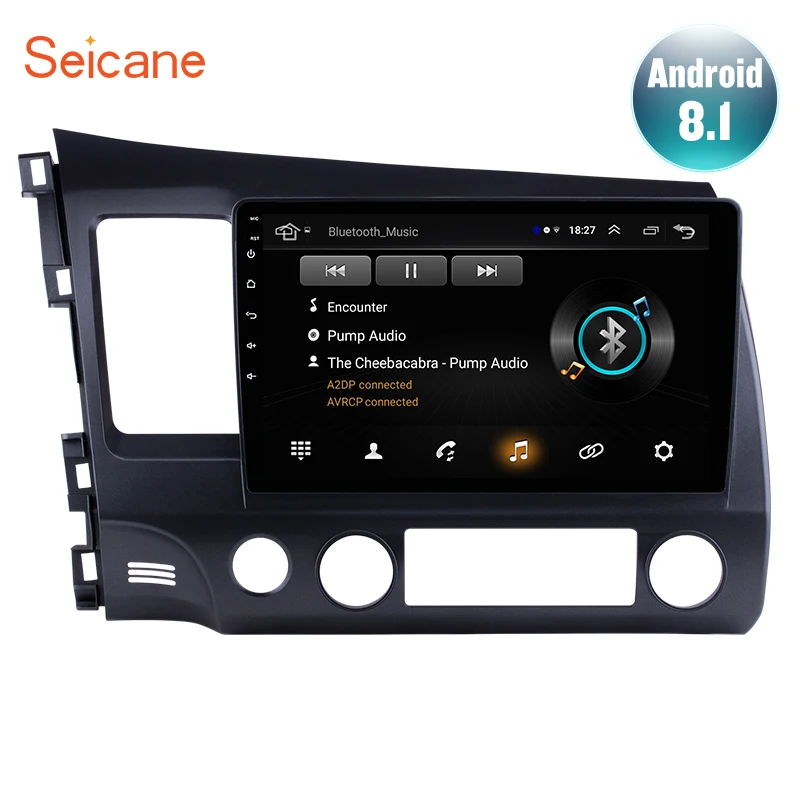Seicane 10," Android 8,1 Автомобильный gps навигатор 2DIN радио для 2006 2007 2008 2009 2010 2011 Honda Civic 1080P Bluetooth автостерео