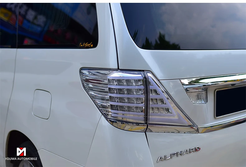 Автомобильный Стайлинг для Toyota Alphard задний светильник s Vellfire светодиодный задний светильник 2008- с мигающей сигнальной лампой задний светильник