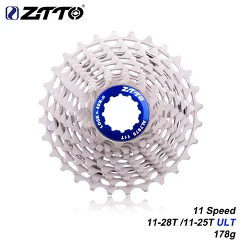 

ZTTO Road Bike Freewheel 11s ULT 11-28T 11-25T Cassette Freewheel Durable Ultralight Sprocket Flywheel for Parts DA 9100