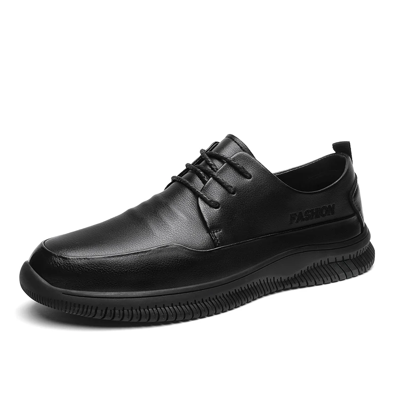 Мужская деловая обувь Повседневные мужские кроссовки из натуральной кожи на