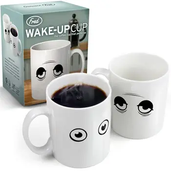 

Eye Color changer Magic Mug Creative wake up Coffee Mug Tea Cups water bottle gift zakka cup eyes glass bottle for water