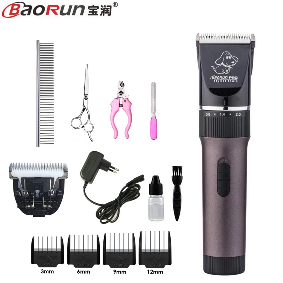 Baorun P6 Rechargeable Professional Dog Electric Hair Clippers Trimmers