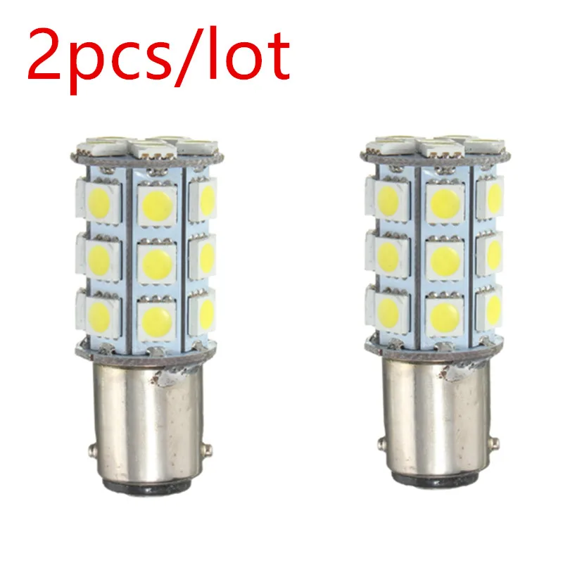 2 шт./лот 1157 BAY15D 5050 SMD 4 Вт 324LM 27 автомобильная светодиодная лампа заднего хода с