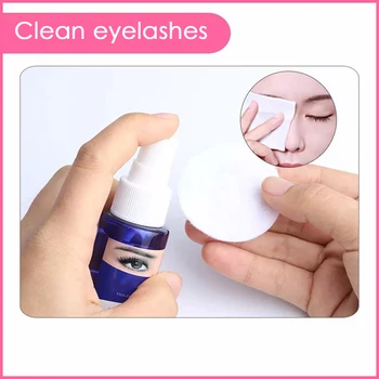 

30ml Eyelash Cleaner Primer Eyelash Cleaning Solution For False Eyelash Extension Eye Lashes Cleanser Tool