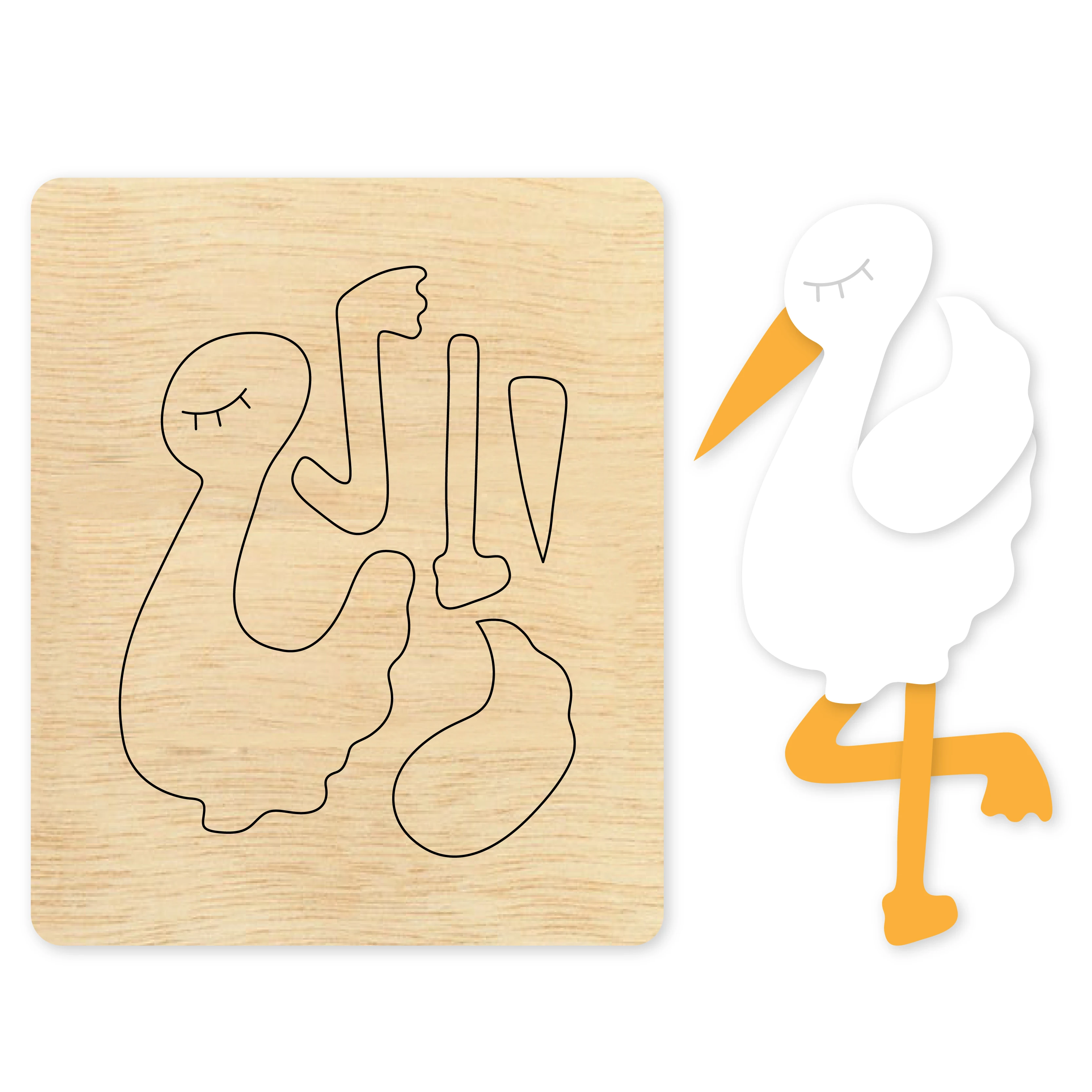 

HamyHo Animal Bird Frame Wooden Metal Cutting Dies Stencil for DIY Scrapbooking Crafts Photo Decorative Wood Embossing Dies