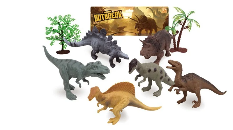 

Children Model Mini Dinosaur Toy Set Plastic Little Dinosaur Set Boy Dinosaur Toy Hot Selling Wholesale
