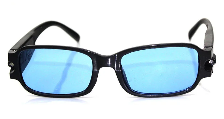 Водительские очки с светодиодный светильник автомобиль Ночное видение Стекло HD ночное видение за вождение автомобиля Стекло является защита от ультрафиолетовых лучей мужские солнцезащитные Стекло es очки - Название цвета: Blue