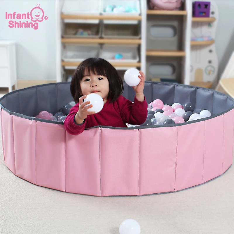 pink baby ball pit