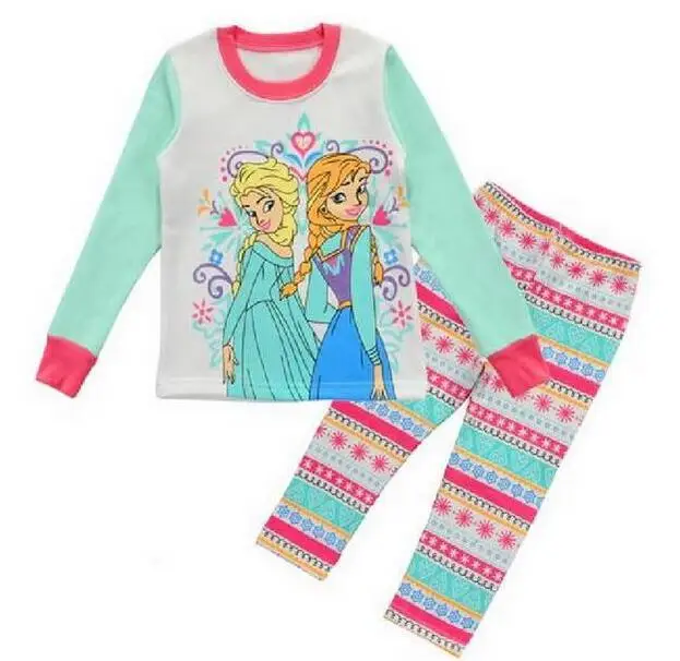 STYLE 35 Пижама с рисунком для мальчиков, костюм для девочек, пижама с длинными рукавами, Детская Пижама, пижама, детская одежда для сна, домашняя ночная рубашка - Цвет: STYLE 35