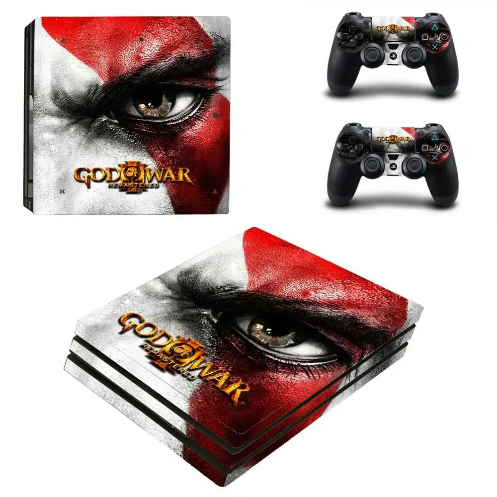 YSP4P-3503 God of War PS4 Pro sticker s Play station 4 кожа Наклейка Обложка для playstation 4 PS4 Pro консоль и контроллер скины - Цвет: YSP4P-3503