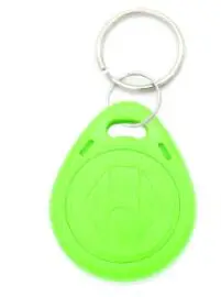 green 100 шт. em4305 t5577 Копировать перезаписываемый дубликат RFID тег проксимити-идентификатор, Токен брелки для ключей кольцо 125 кГц пустой доступ - Цвет: green