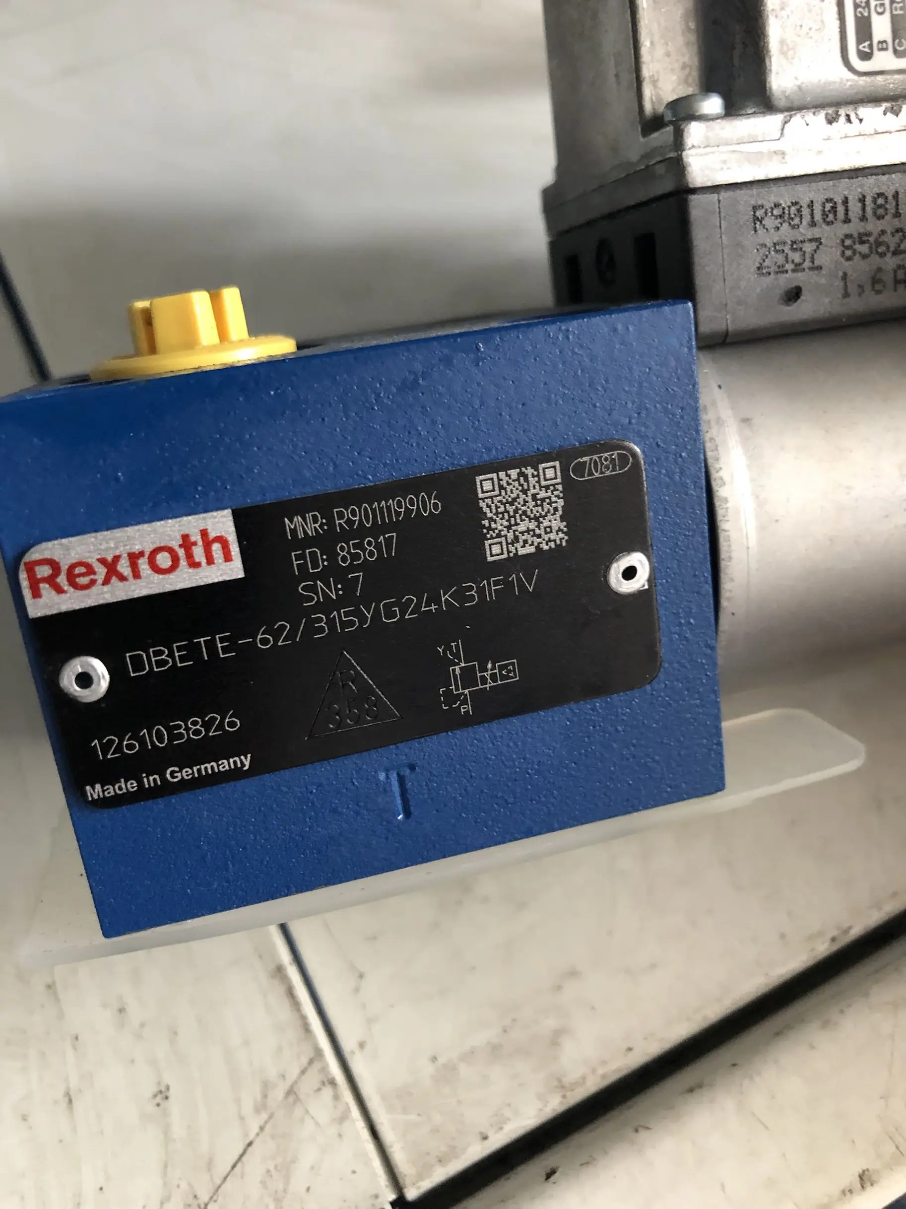 Rexroth гидравлический пропорциональный предохранительный клапан MNR: R901119906