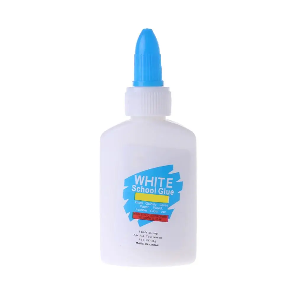 

White Glue Liquid Washable Sticker Super Strong Bond Paper Craft School Office