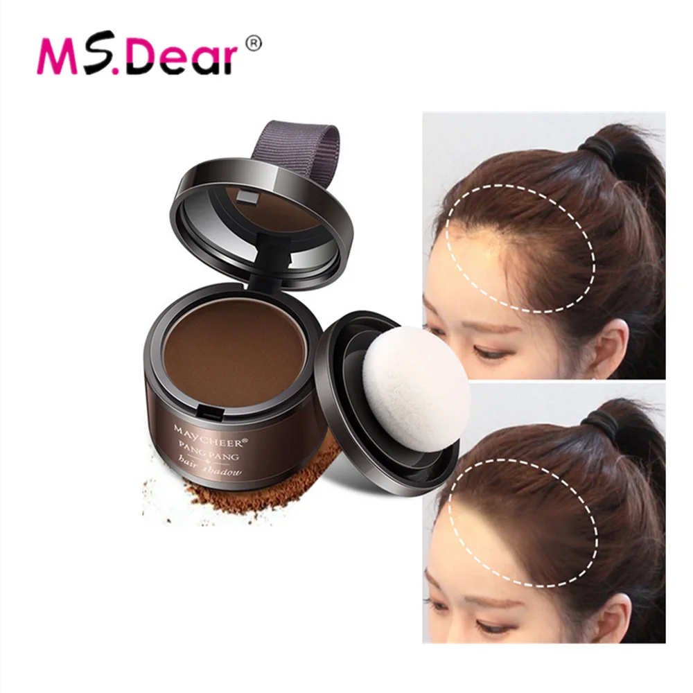 

Waterproof 4 Color Hair Fluffy Powder Instant Black Root Cover Up Natural Instant Hair Shadow Powder Hairline Concealer Coverage