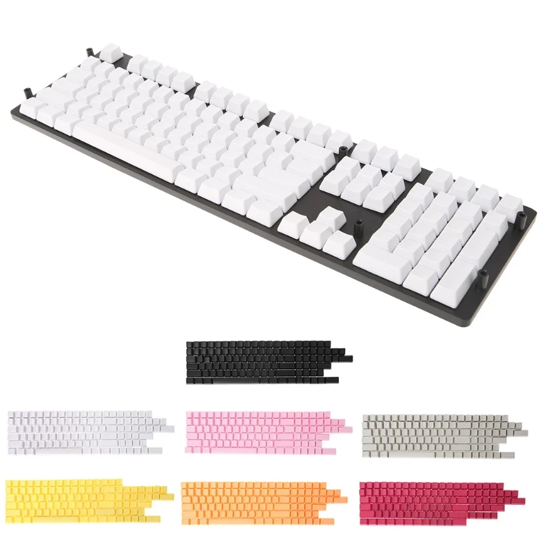 

Blank 104 Keys Keyboard PBT Keycaps For Cherry MX Keyboard Switch Mechanical Keyboard Replaceable Keycaps