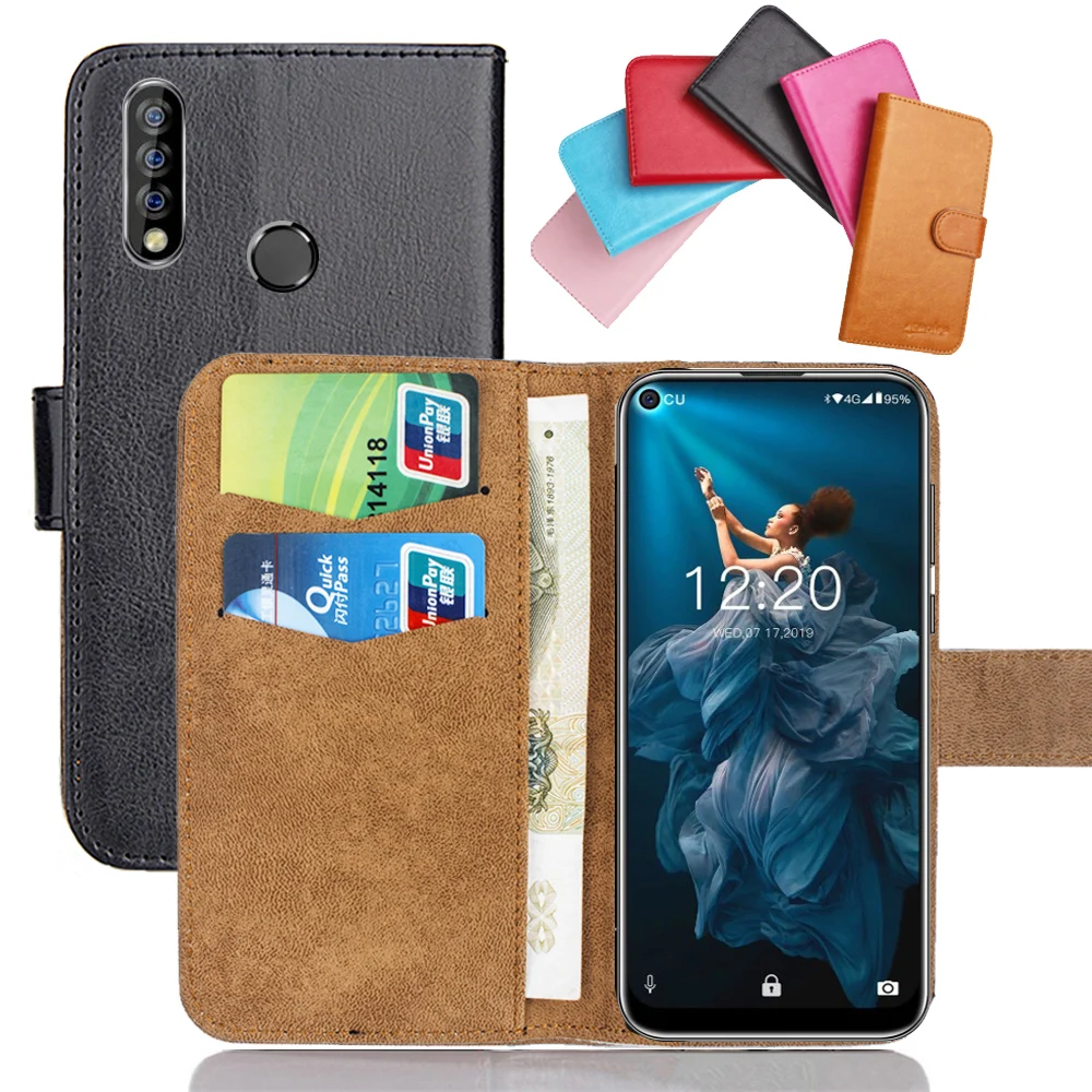 

Oukitel C17 Pro Case 6.35" Original 6 Colors Flip Soft Leather Crazy Horse Phone Protection Cover Stand Function Cases Wallet