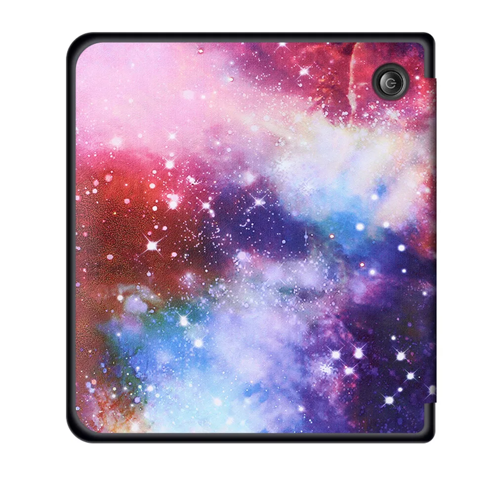F Складной чехол для Kobo Libra H2O 7.0in многоразовый PU+ кожаный умный флип-чехол Чехол подставка для Kobo Libra H2O 7.0in# G1 - Цвет: F