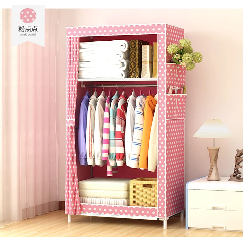 Bedroom Multipurpose Non-woven Cloth Wardrobe Folding handiness Clothing Storage Cabinet Dustproof Cloth Closet Home Furniture